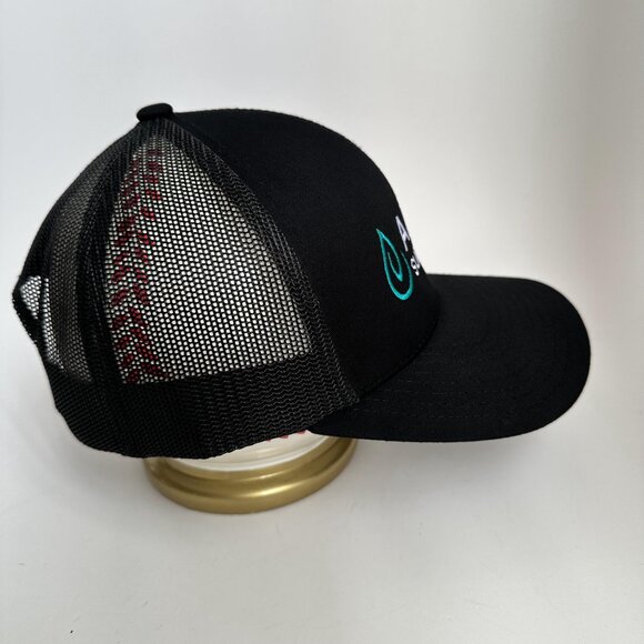 Adapt Superwater Trucker Hat Pacific Headwear Adjustable Cap Mesh Snapback Black - Picture 4 of 11